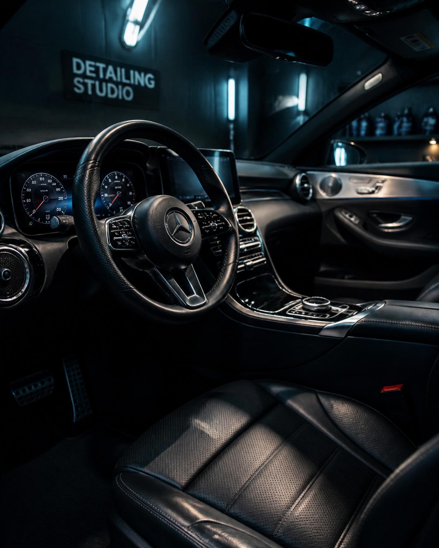 Deep-cleaned car interior after professional interior detailing at Tailored Detail, Hockley Essex